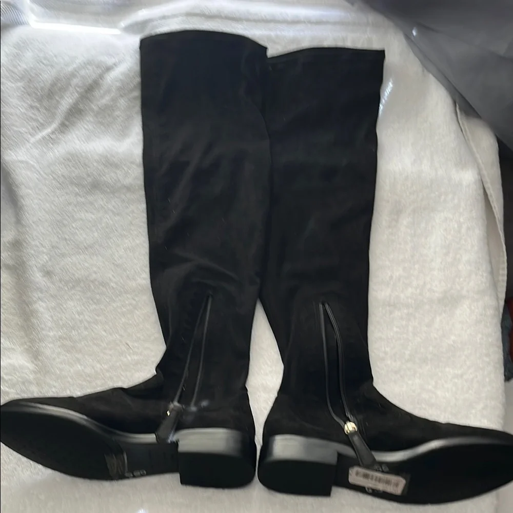 ANTONIO MELANI Black Over the Knee Boots
